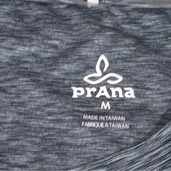 Prana Philipa Blue Space Dye Long Sleeve Top w/ Pockets PouchThumbholes M - Picture 3 of 9